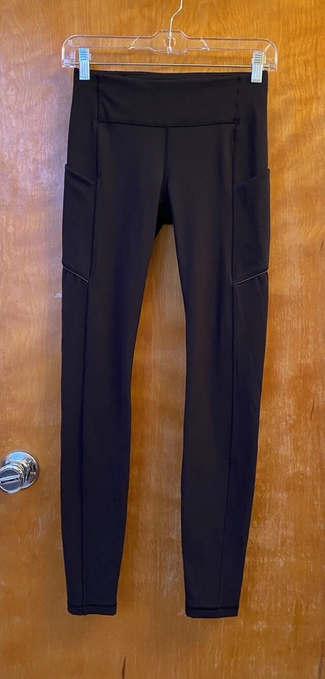 Lululemon Speed Up Tights Luxtreme 28” Black Size 4 High Rise Running Pockets